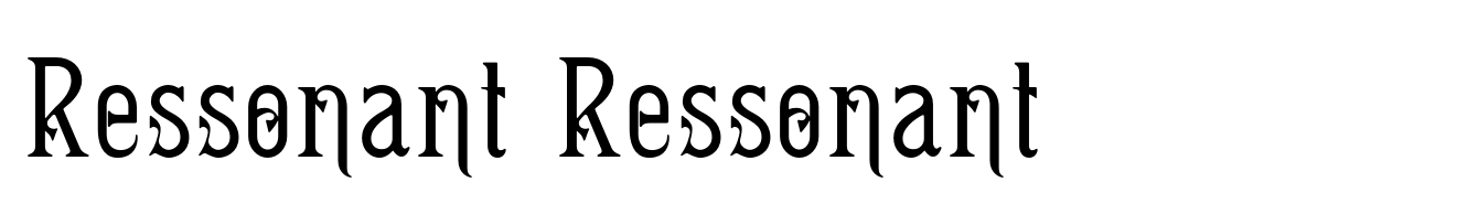 Ressonant Ressonant
